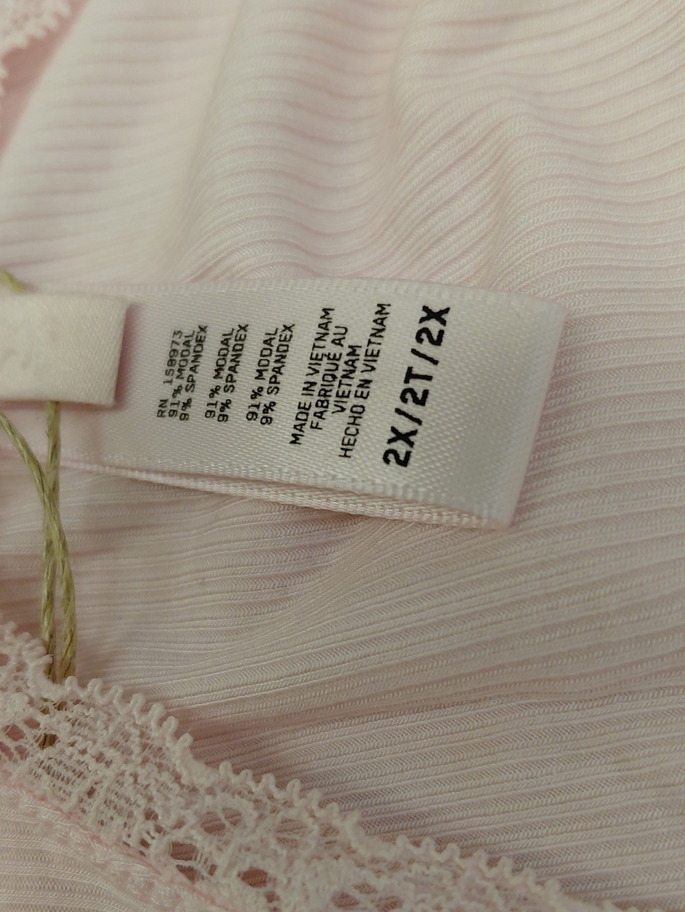 PRICE INCREASE ⬆️ 9/4 Nwt SKIMS Soft Lounge Lace Scoop Neck Cherry Blossom Pink - Picture 5 of 14